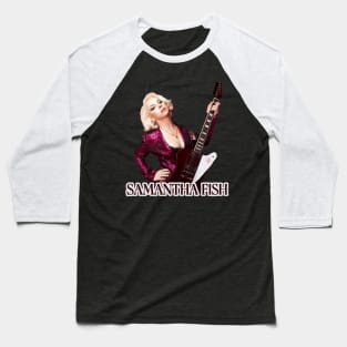 Samantha Fish - Deathwish on the Run Baseball T-Shirt